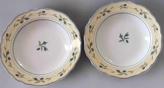 Wedgwood Tuscany Collection 2 x Tuscan Harvest Soup Bowls 8.5 Inch - Helsby Vintage
