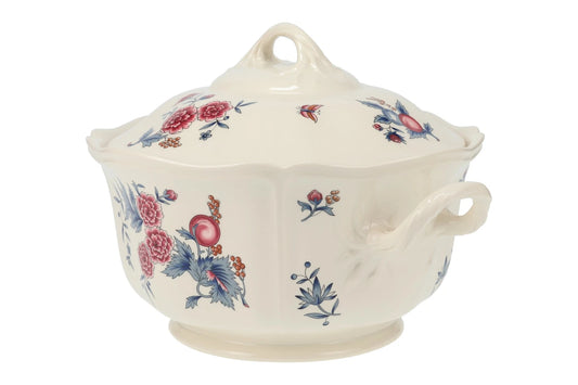 Wedgwood Williamsburg Potpourri Tureen Vegetable Serving Dish with Lid - Helsby Vintage